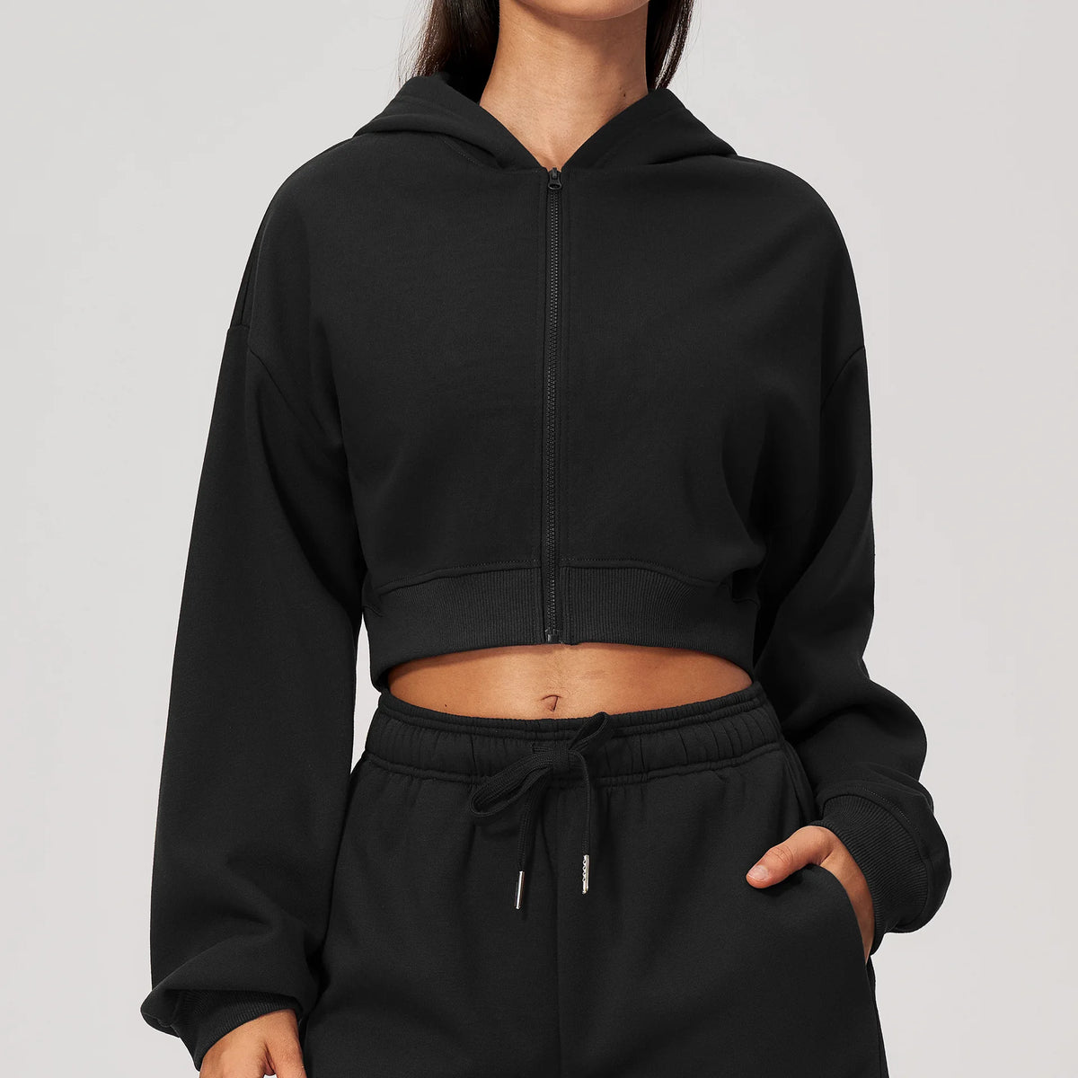 Loose Yoga Shirts Women's Keep Warm Gym Fitness Zipper Long Sleeve Outdoor Running Cycling Jacket Female Workout Long Shirts — view 48