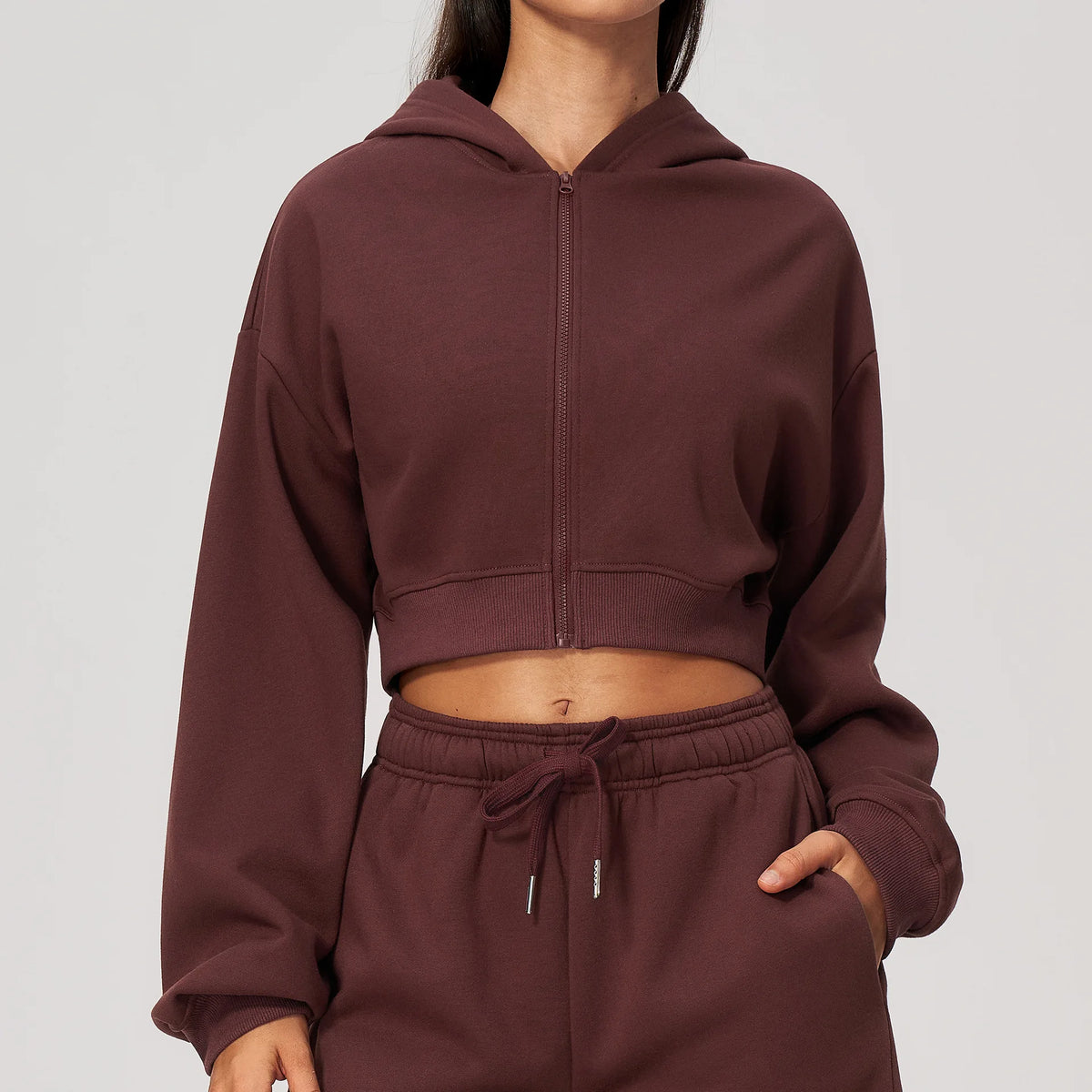 Loose Yoga Shirts Women's Keep Warm Gym Fitness Zipper Long Sleeve Outdoor Running Cycling Jacket Female Workout Long Shirts — view 46